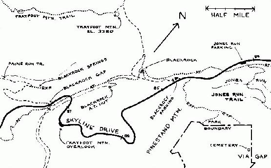 Map of Blackrock Area